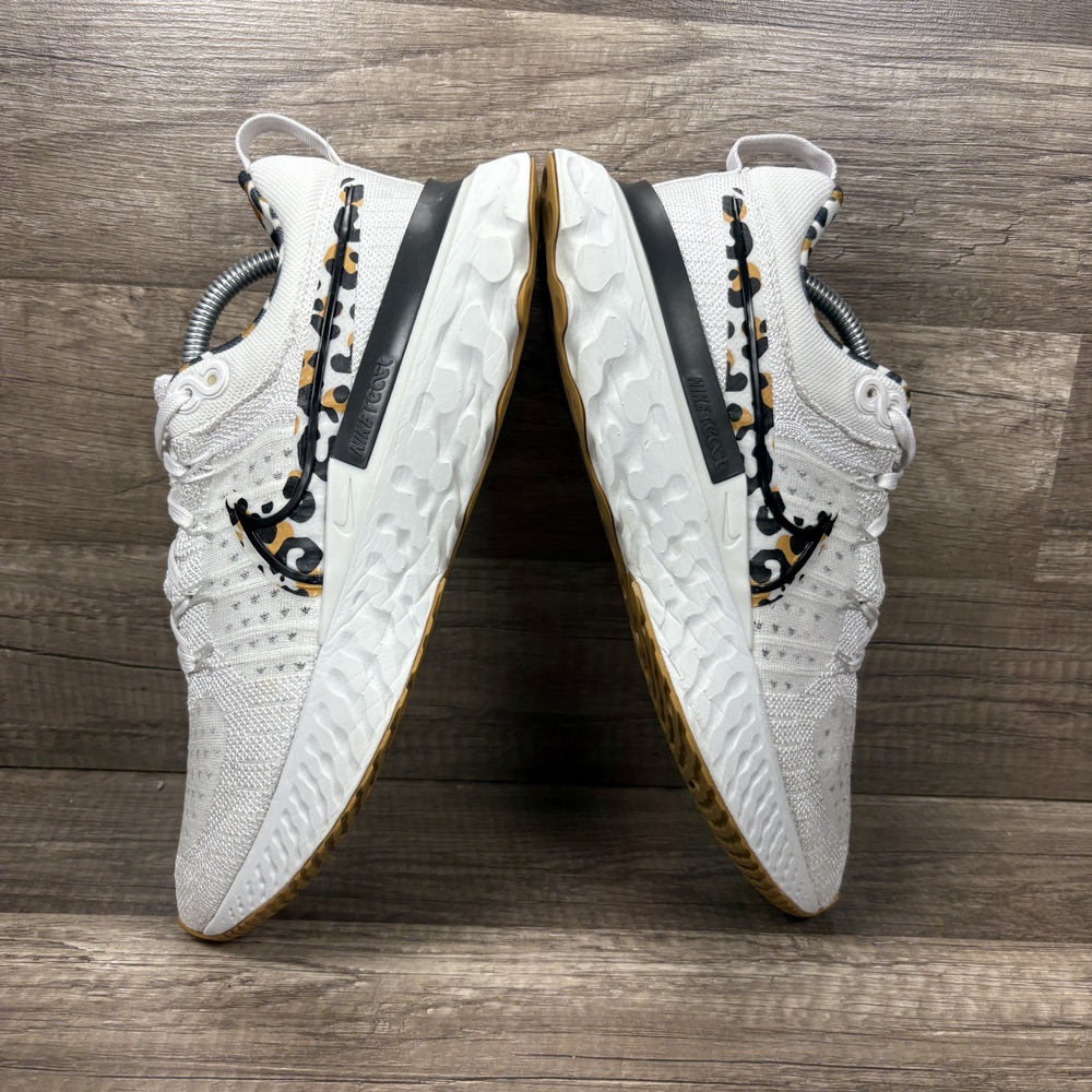 Nike React Infinity Flyknit White Gray Womens US Size 8 DJ5932-001 Running Shoes - Picture 6 of 10